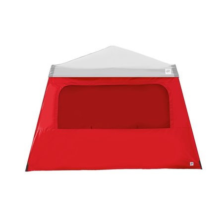 E-Z UP Sidewall, w/ Mesh Window, 12' W x 12' H, Red, Angled Leg SW3MW12PNAL